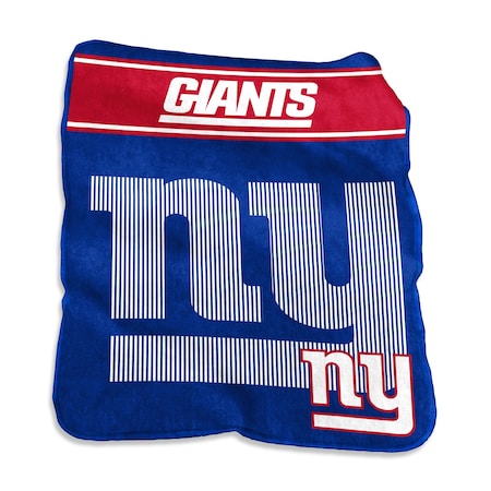 Logo Brands New York Giants 60x80 Raschel Throw 621-26X